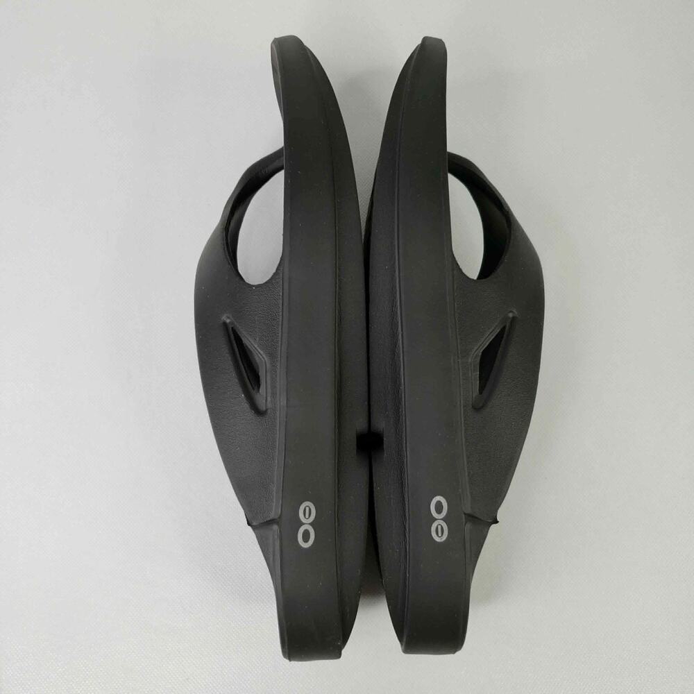 OOFOS Original Recovery Sandals Women’s 12 Mens 10 Black Thong Flip Flops Casual - Picture 4 of 9
